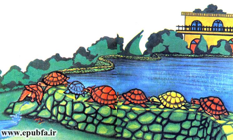 لاکپشتهای دیگر به راه افتادند، رفتند و سنگریزه و چوب آوردند